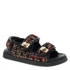 NEW EXE women's dione sandal in black multicolor